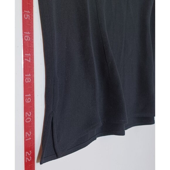 Eileen Fisher 100% Silk Tank Top Black Womens M Capsule Elevated Quiet Luxury - Picture 5 of 5